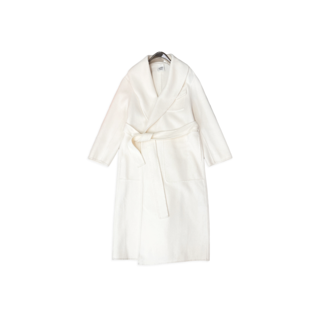 H**me5 lapel cashmere coat